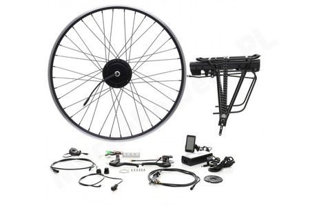 Ecobike 250W / 7,8Ah / 26-28" - zestaw elektryczny tył (bagażnik)