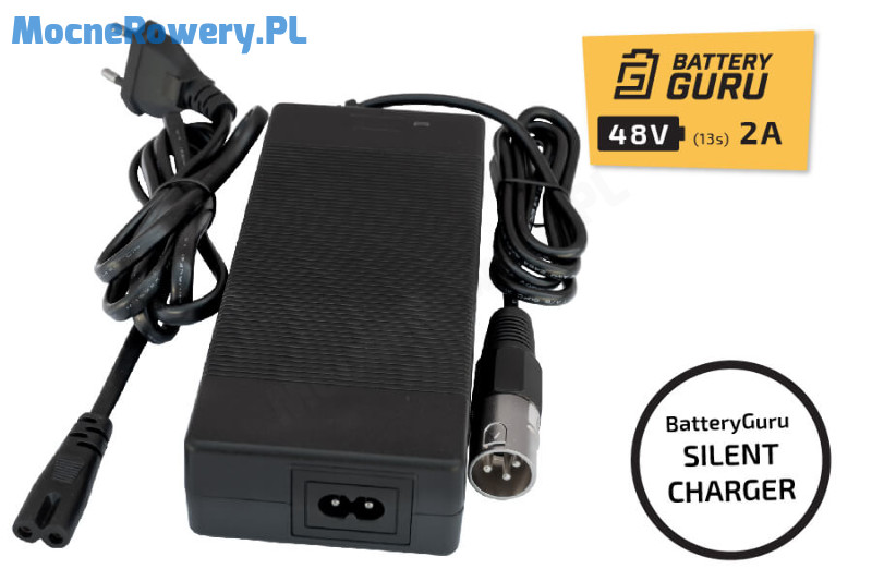 Ladowarka 48V 2A do roweru elektrycznego battery guru 1