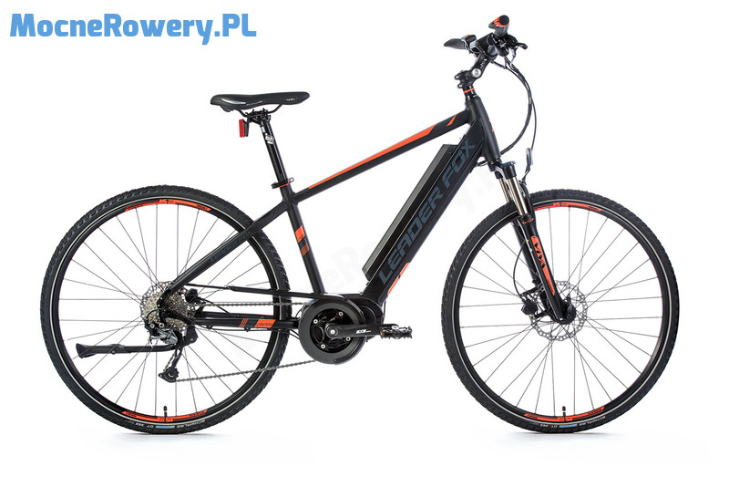 Leader Fox BEND GENT cross rower elektryczny pomaranczowy1
