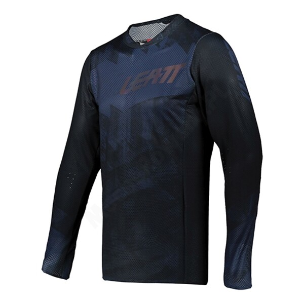 Leatt MTB 4 0 ultraweld jersey czarny niebieski
