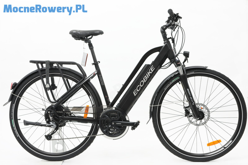 Ecobike S Cross L black trekingowy rower elektryczny 12