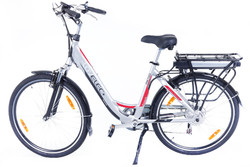 Rower elektryczny unisex rama jednorurowa