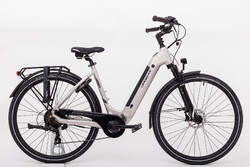 Rower elektryczny unisex rama jednorurowa