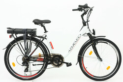 Rower elektryczny unisex rama jednorurowa