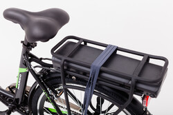 Rower elektryczny - akumulator na bagażniku
