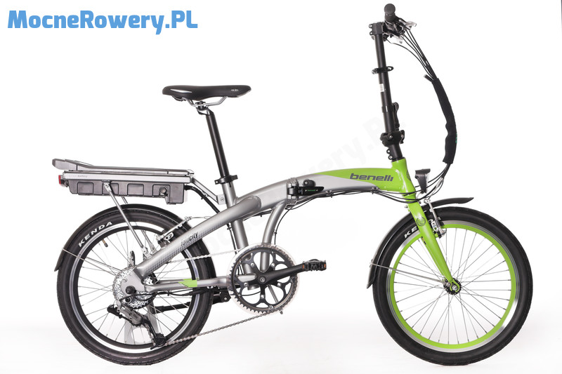 Benelli City Zero skladany rower elektryczny zielony 12