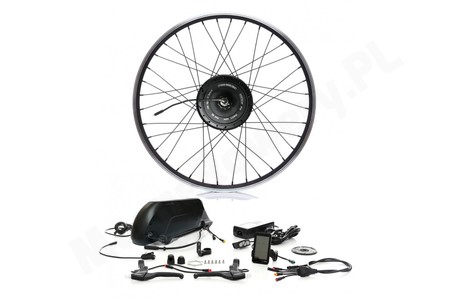 Ecobike 500W / 12,8Ah / 26-29" - zestaw elektryczny tył (rama)