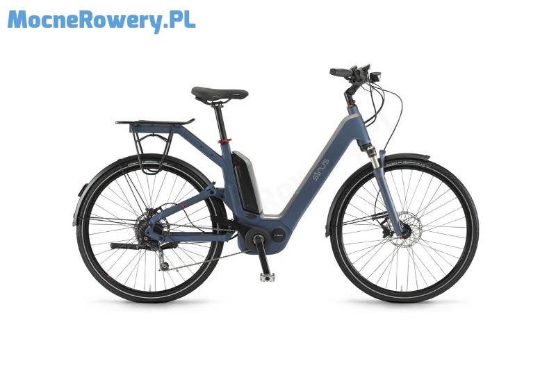 Winora Sinus DYO 9 - miejski rower elektryczny z pełnym zawieszeniem FULL