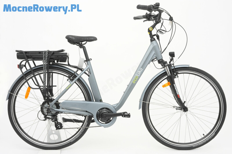 Ecobike Trafik PRO grey miejski rower elektryczny 13