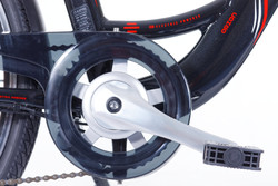 Rower elektryczny unisex rama jednorurowa