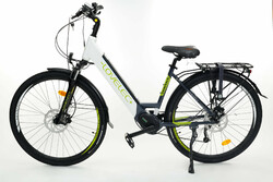 Rower elektryczny unisex rama jednorurowa