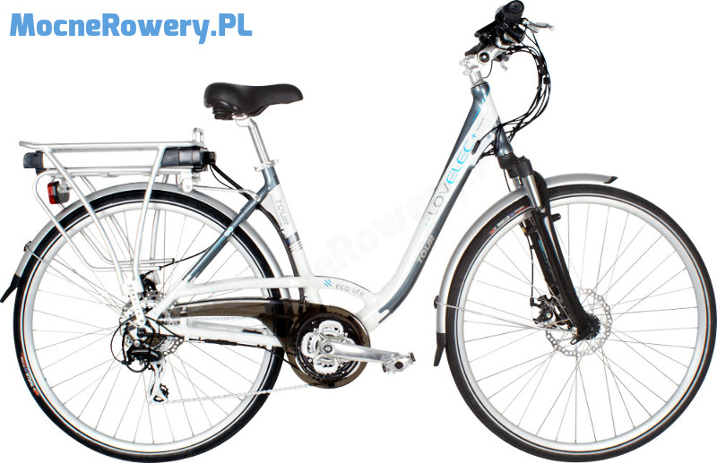 Rower elektryczny - Lovelec Tour White