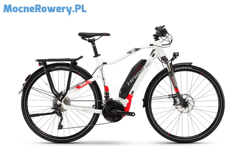 Haibike SDURO Trekking 6.0 biały trekkingowy rower elektryczny