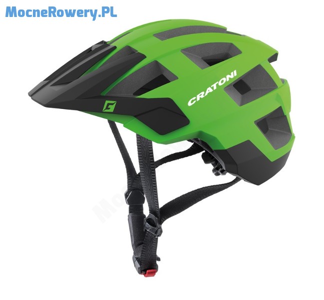 Kask Cratoni AllSet neon zielony czarny mat