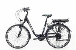 Rower elektryczny unisex rama jednorurowa