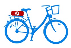 Rower elektryczny - akumulator na bagażniku