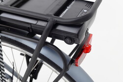 Rower elektryczny - akumulator na bagażniku