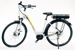 Rower elektryczny unisex rama jednorurowa