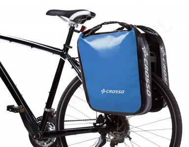 Crosso Dry 60 L - (Click) - niebieska + ADAPTER CARRY MORE