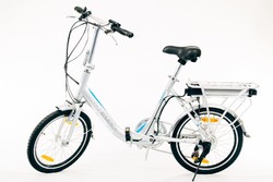 Rower elektryczny unisex rama jednorurowa