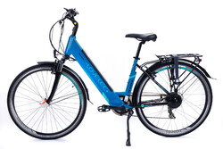 Rower elektryczny unisex rama jednorurowa