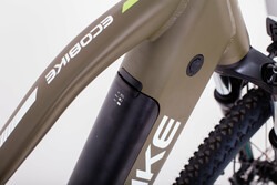 Rower elektryczny z akumulatorem wewnątrz ramy