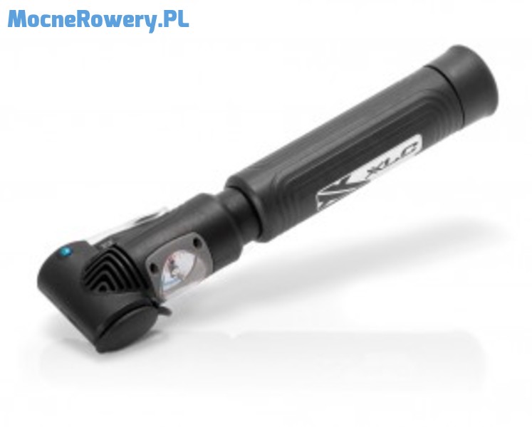XLC Alpha PU D01 7 bar Dual monometr pompka rowerowa 3