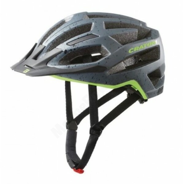 Kask cratoni c flash m l 56 59cm szaro limonkowy