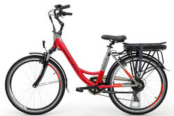 Rower elektryczny unisex rama jednorurowa