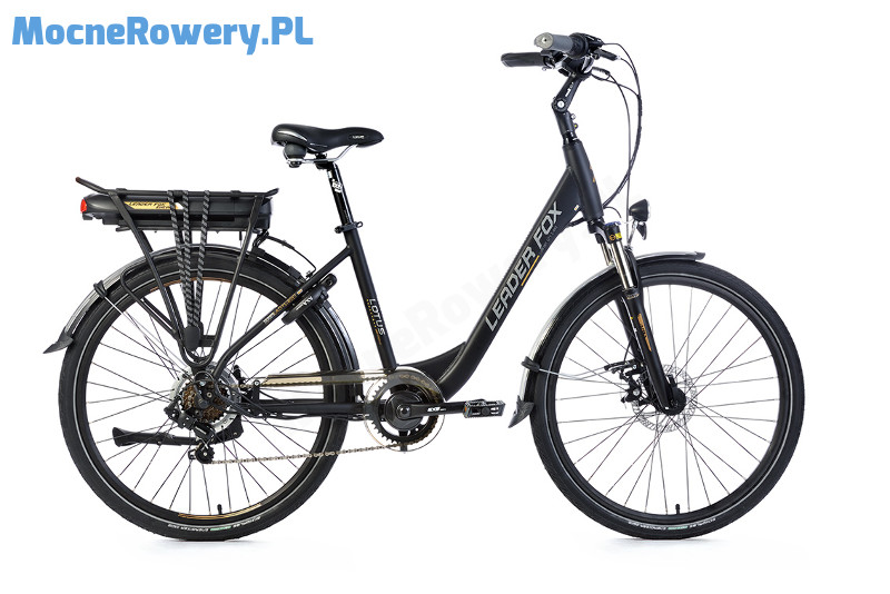 Leader Fox LOTUS - rower elektryczny miejski czarny