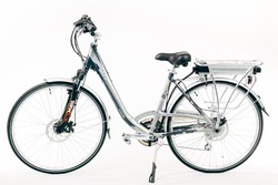 Rower elektryczny unisex rama jednorurowa