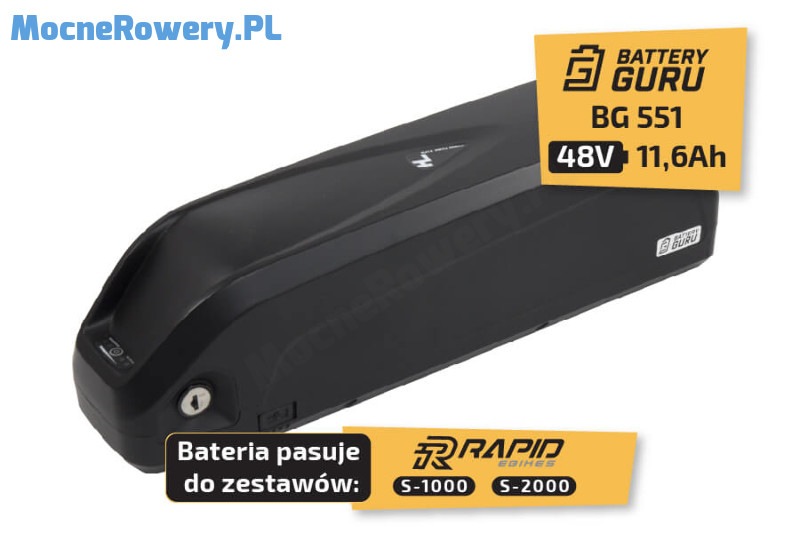 Akumulator bidon battery guru 11,6Ah