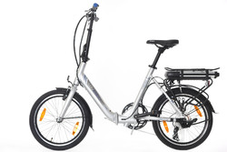 Rower elektryczny unisex rama jednorurowa