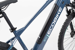 Rower elektryczny z akumulatorem wewnątrz ramy