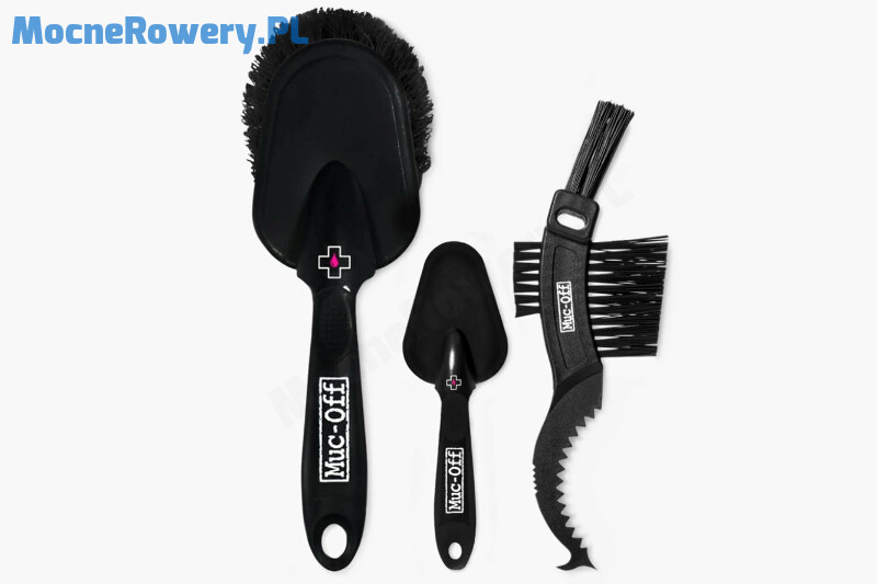 Muc Off Premium Brush Kit 3x szczotki rowerowe