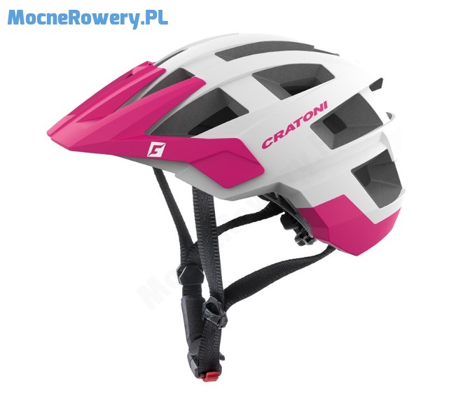 Kask Cratoni AllSet bialy roz