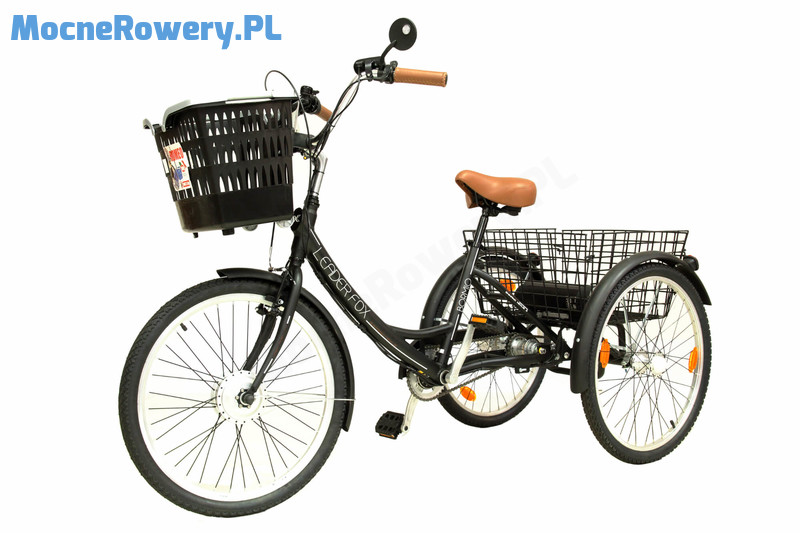 Rower trójkołowy - Leader Fox Bormio Czarny