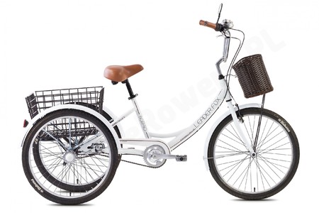 Leader Fox Bormio Biały z silnikiem elektrycznym