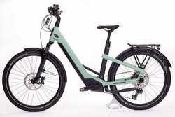 Rower elektryczny unisex rama jednorurowa