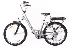 Rower elektryczny unisex rama jednorurowa