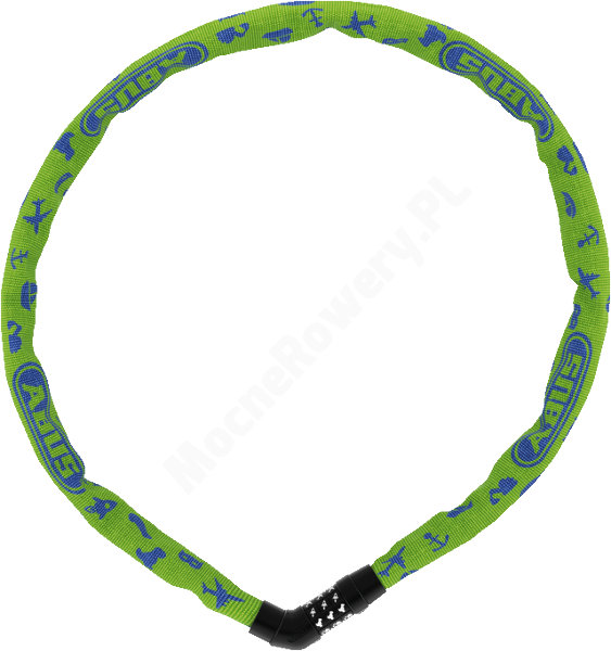 Abus Steel O Chain 4804C dla dzieci lancuch zielony