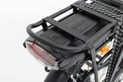 Rower elektryczny - akumulator na bagażniku