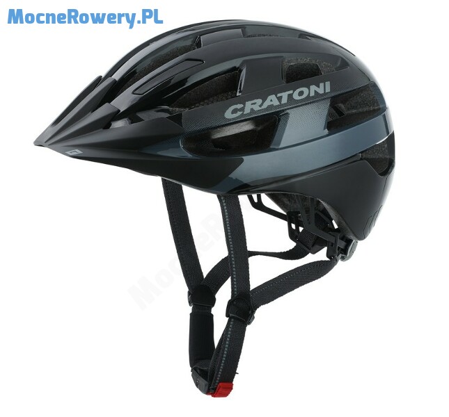 Cratoni Velo X czarny kask rowerowy miejski