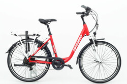 Rower elektryczny unisex rama jednorurowa