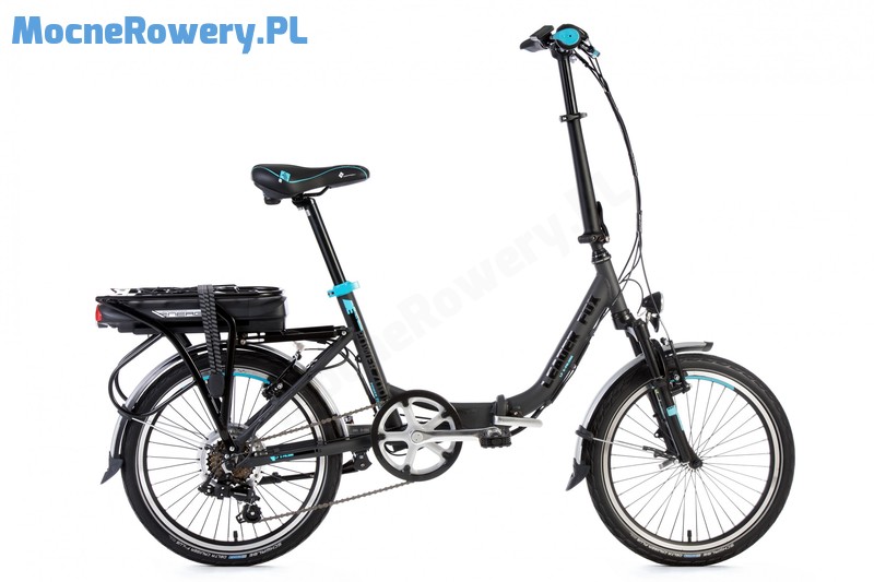 Leader Fox Power Zoom - niebieski rower elektryczny