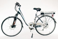 Rower elektryczny unisex rama jednorurowa