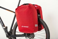 Crosso TWIST 60 L Click System - sakwy rowerowe Cordura czerwone