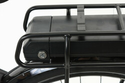 Rower elektryczny - akumulator na bagażniku