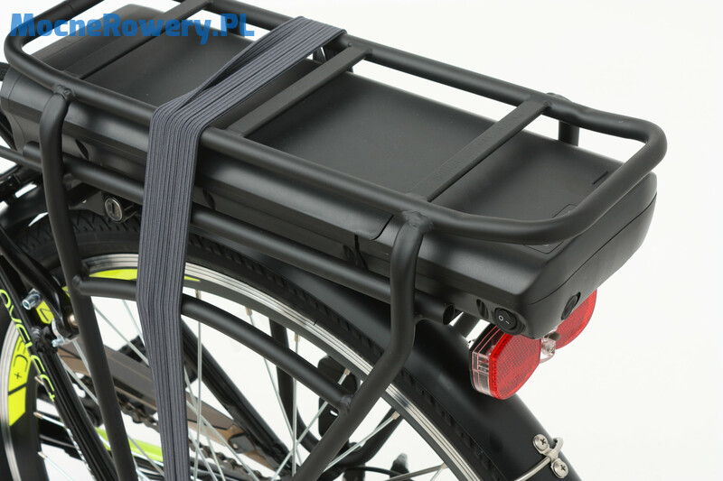 Lovelec Nardo czarny zielony miejski rower elektryczny 5