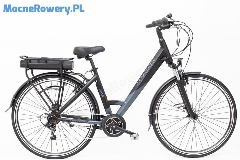Lovelec Maia Black miejski rower elektryczny silnik centralny BEWO 14